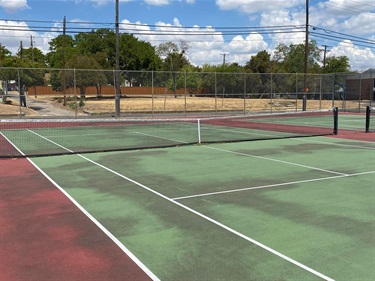 Sul Ross Park tennis court