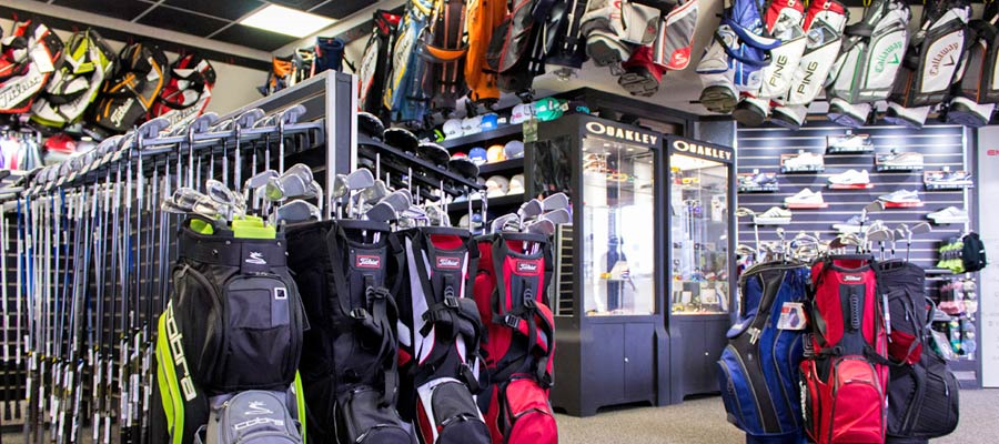 Inside the Pro Shop at Cottonwood Creek Golf Course